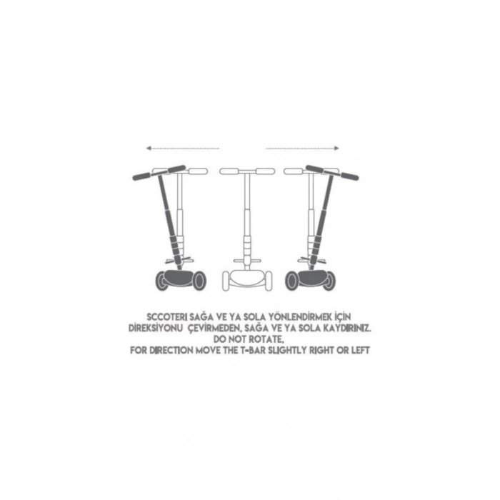 Timion Torutoys Maxi Twist Işıklı Scooter Pembe