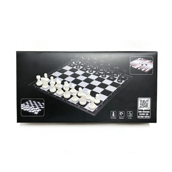 Timion VRD10665 KATLANABİLİR SATRANC TAVLA VE DAMA SETİ