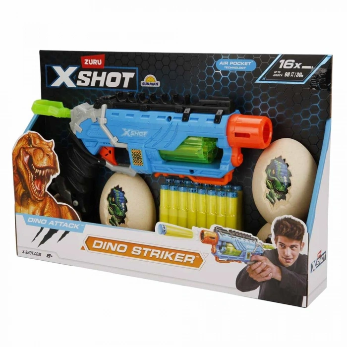 Timion X-SHOT SÜNGER ATAN  DİNO ATTACK STRİKER