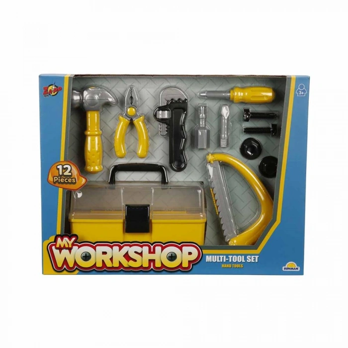 Timion Zapp Toys My Workshop Çantalı Tamir Seti 12 Parça