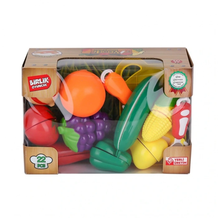 Timion URT007-KUTU-2AB 22 PCS KESİLEBİLİEN SEBZE MEYVELER