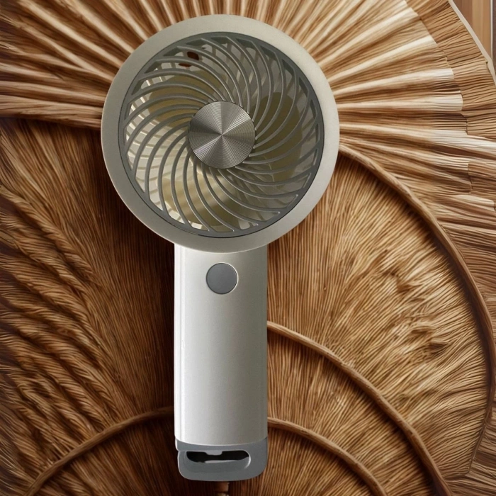 Usb İle Şarj Olabilen 3 Ayarlı Fan Modlu Çanta Tipi El Fanı (5148)