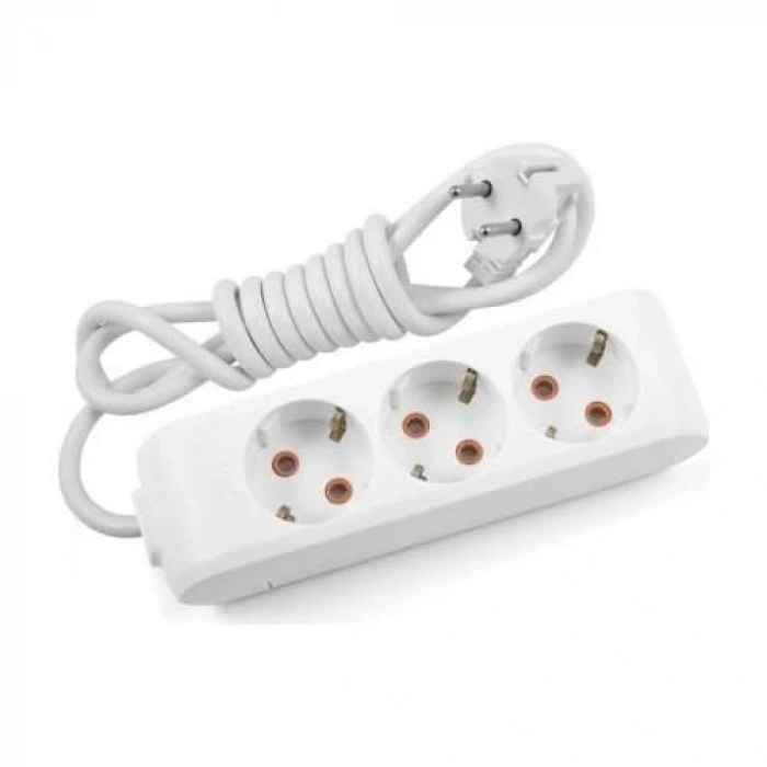 Timion Viko MultiLet Kablolu Grup Priz 3' Lü 3 Metre