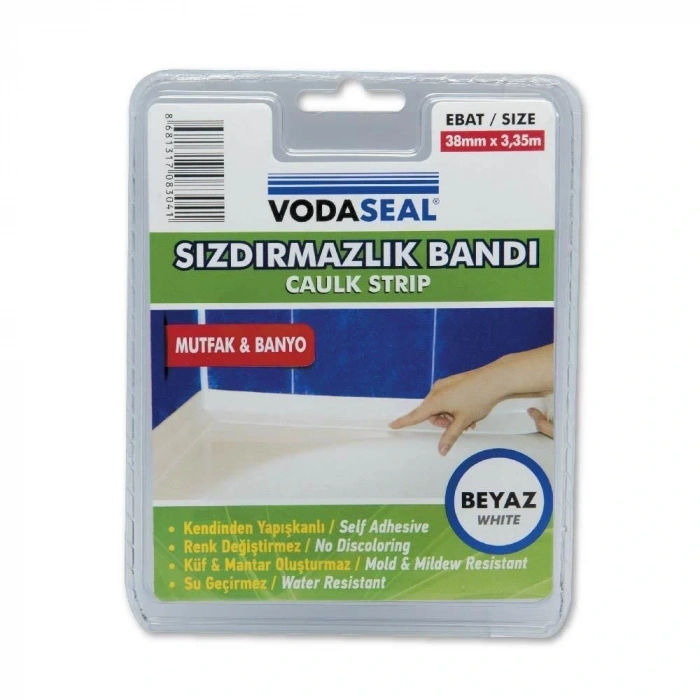 Timion Vodaseal Küvet Kenar Sızdırmazlık Bandı 38 Mm 3,35 Metre