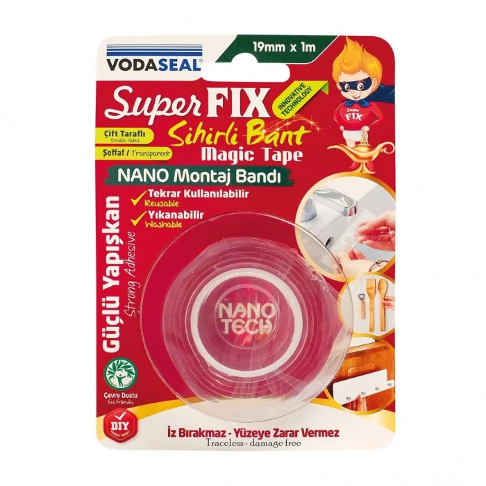 Timion Vodaseal Süper Fix Sihirli Bant 19 Mm 1 Metre