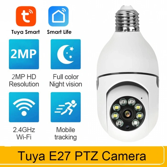 WiFi Panoramik Kamera 360 Derece Kablosuz Kamera (5148)