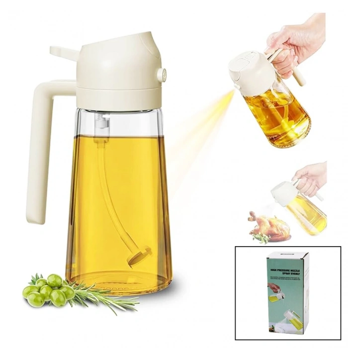 Yağdanlık  2ın1 - Spreyli - Akıtmalı   Kilitli Kapaklı - Sürahi Modeli (5148)