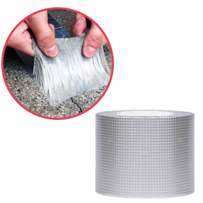 Yüksek Sıcaklık Dayanan Su Geçirmez Çatı Boru Duvar Çatlak Onarıcı Yapışkan Bant Folyo 5 cm (5148)