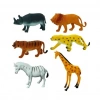 0715 Vahşi Hayvanlar Poşetli 6lı Hayvan Oyun Seti -NessiWorld