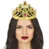 Altın Renk Plastik Prenses Tacı Kraliçe Tacı 60cm