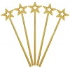 Altın Renk Yıldız Peri Asası Peri Değneği 34 cm 1 Adet (5148)