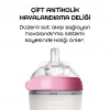 Antikolik Silikon Biberon 150 ml 0-3 Ay Pembe
