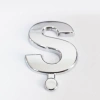 Timion Cemax Ş Harfi  3,75 Cm Krom Yapışkanlı