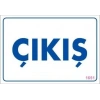 Timion Çıkş Uyarı Levhası 17,5X25 Kod:1651