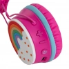 Gökkuşağı Desenli Bluetooth Kulak Üstü Kulaklık