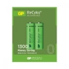 GP RECYKO 1300mAh AA ŞARJLI KALEM PİL 132C133  2Lİ KART (5148)