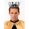 Gümüş Renk Çocuk ve Yetişkin Uyumlu Kral Tacı (5148)