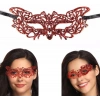 Kırmızı Dantel Masquerade Maskesi 9 No (5148)