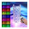 Kristal Elmas Masa Lambası 16 Renk Usb Şarjlı Dokunmatik (5148)