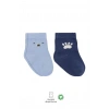 NessiWorld Bear Penye Soket Çorap 2Li BS10116 Mavi(ADET FİYATIDIR)