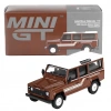 NessiWorld GT 1/64 Land Rover Defender 110 1985 County Station Wagon Russet Brown