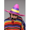 NessiWorld Sombrero Meksika Şapkası Renkli Örme Hasır Yetişkin Boy