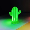Pilli Silikon Led Işıklı Sevimli Kaktüs Gece Lambası Aydınlatması (5148)
