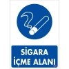 Timion Sigara İçme Alanı Uyarı Levhassı 25X35 Kod: 450