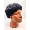 Siyah Renk Kısa Kesim İçi Astarlı Erkek Peruğu