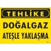 Timion Tehlike Doğalgaz Ateşle Yaklaşma Uyarı Levhası 25X35 Kod:750