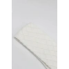 Timion Tekli Ekose Kabartma Penye Külotlu Çorap BS50105 Ekru