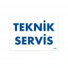 Timion Teknik Servis Uyarı Levhası 17,5X25 Kod:1756