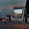 Timion 1080P Üçlü Lens Araba Dash Cam Dashcam Ön İç &amp; Arka HD Araba DVR 120 ° Açı Döngü Kaydı Yerçekimi Sensörü (5148)