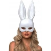 Timion Beyaz Renk Ekstra Lüks Uzun Kulaklı Tavşan Maskesi 35x16 cm (5148)