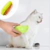 Timion Buharlı Yumuşak Silikon Uçlu Kedi &amp; Köpek Tüy Tarama Tarağı Yıkama Fırçası (5148)