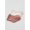 Timion Cherry Girl 3lü Penye Soket Çorap 10138 Pudra