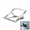 Timion Gümüş 6 Açılı Katlanabilir Laptop Stand Alüminyum (5148)