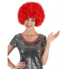 Timion Kırmızı Renk Kıvırcık Afro Bonus Peruk (5148)