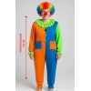 Timion Palyaço Kostüm Seti 150 cm (Peruk + Burun + Kostüm) (5148)