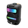 Timion Platoon Pl-4361 Bt Usb Sd Aux 8 İnç Mikrofonlu Anfi Yüksek Ses Taşınabilir Rgb Işıklı Hoparlör (5148)