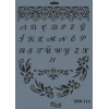 Timion Rich New Seri N114 Stencil 35X25 Cm