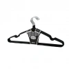 Timion Siyah 10pcs Silikon Kaplamalı Metal Elbise Askısı (5148)