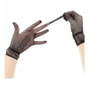 Timion Siyah Renk Likralı File Eldiven Parmaklı Örgü Eldiven Yetişkin Boy (5148)
