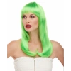 Timion Yeşil Renk Uzun Düz Parti Peruğu (5148)