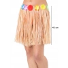 Timion Yetişkin ve Çocuk Uyumlu Saman Renk Püsküllü Hawaii Luau Hula Etek 40 (5148)