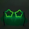 Timion Yıldız Glow Gözlük - Yıldız Şekilli Glow Stick Gözlüğü - Glow Partisi Gözlük 12 Adet (5148)