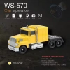 Ws-570 Araba Şekli Bluetooth Hoparlör Retro Hıfı Stereo Soundbox Masaüstü Bilgisayar Müzik Çalar (5148)