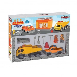 03 612 Double Blocks İnşaat Seti -Pilsan Oyuncak