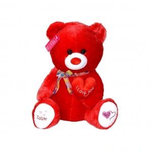 1030KR Selay, Yumoş Ayıcık Kırmızı 47cm