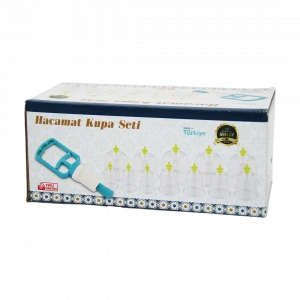12 PARÇA  HACAMAT KUPA MASAJ SETİ (5148)